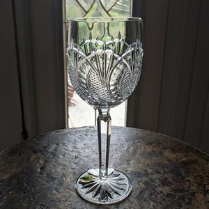 Waterford Crystal New SEAHORSE Water Goblet 8 1/2" ~ Mint Beautiful & Iconic